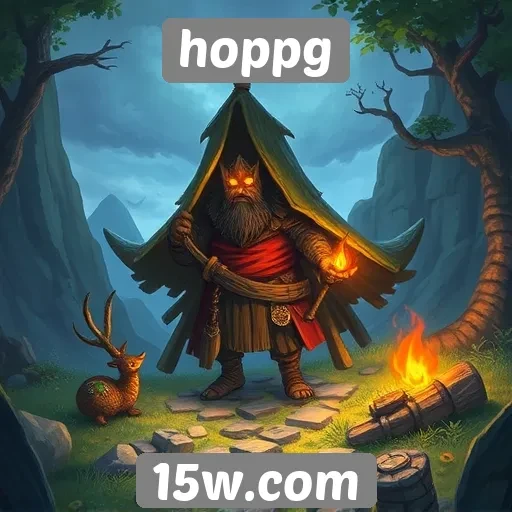 Exploração do catálogo de jogos do Hoppg