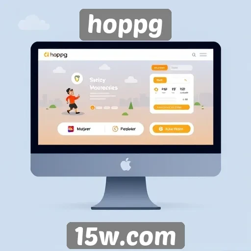 interface do hoppg é intuitiva e amigável